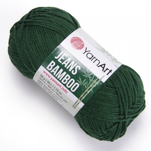 Jeans bamboo- tmavě zelená