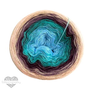 Příze Duhovka- blank.modrá- sv.modrá- opál- vínová- pastelově fialová- béžová- sv.broskvová- smetanová