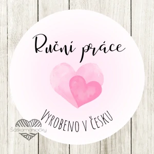 Samolepky- RUČNÍ PRÁCE/ VYROBENO V ČESKU