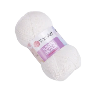 Flowers Unicolor 730- jemně smetanová