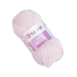 Flowers Unicolor 733- baby růžová