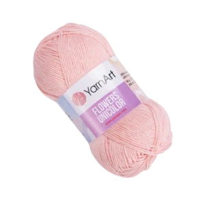 Flowers Unicolor 734- světle růžová