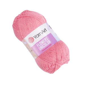 Flowers Unicolor 735- světle lososová