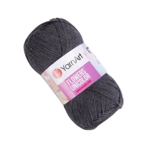 Flowers Unicolor 745- šedá