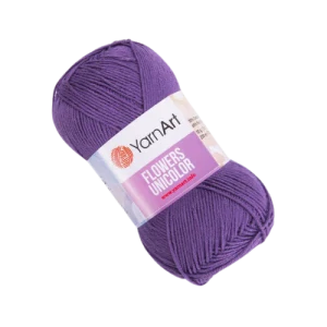 Flowers Unicolor 748- fialová