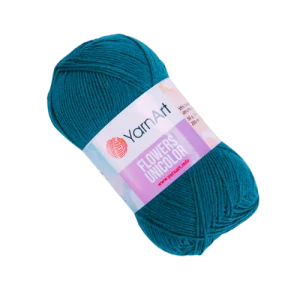 Flowers Unicolor 757- smaragdová