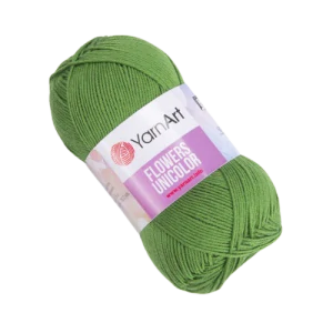 Flowers Unicolor 759- zelená