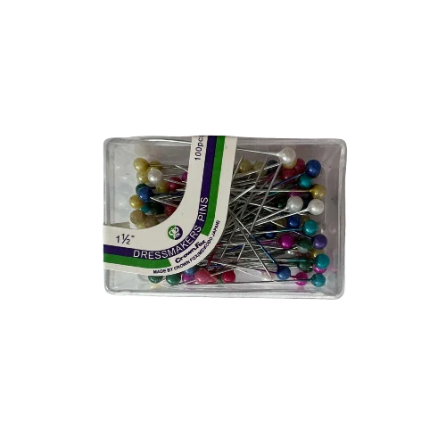 Špendlíky s perleťovou hlavičkou 100ks / 3,6cm